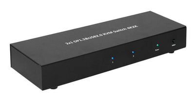 DisplayPort & USB 2 To 1 Way KVM Switch 4K2K — image 1