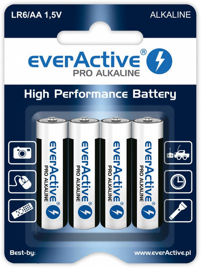 Everactive Batteries Alcalinas Pro Alkaline LR6 Aa - Blister - 4 Pieces — image 1