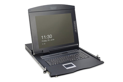 Digitus Console Modular With TFT 17 (43,2CM), KVM 8 Ports And Panel Touchscreen Keyboard English (us) — image 1