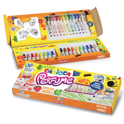 Carioca Pack 30 Markers Perfumados - Ink Washable - Aromas Naturales - Libre Sustancias Alergenicas - Punta — image 1
