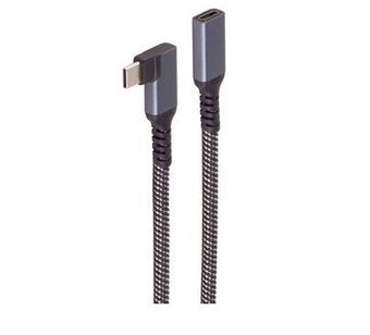 Shiverpeaks USB-C Cable Alargador 3.2 90° Pd Textil 1,5M — image 1