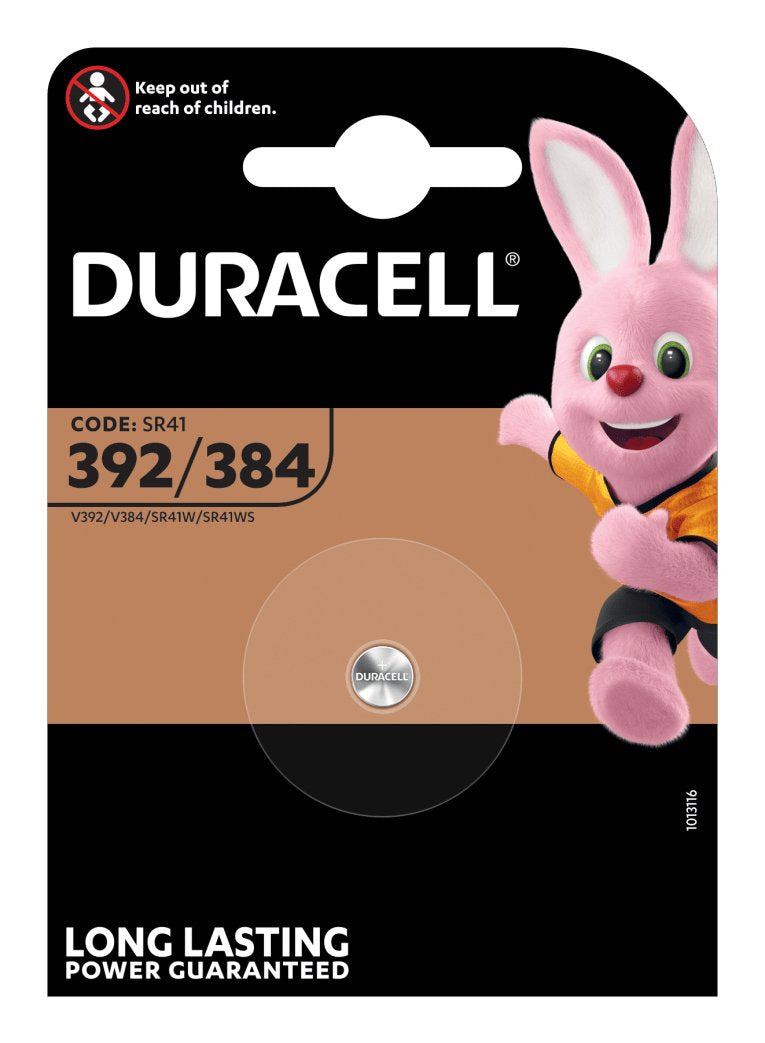Duracell Battery Oxido Silver (384/392) SR41 BLISTER*1