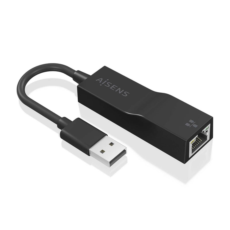 Aisens Converter USB 3.0A Ethernet Gigabit 10/100/1000Mbps - 15CM - Black