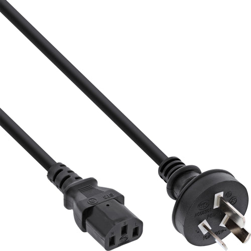 Inline Cable Power , Plug China a Iec, Black 3,0M — image 1
