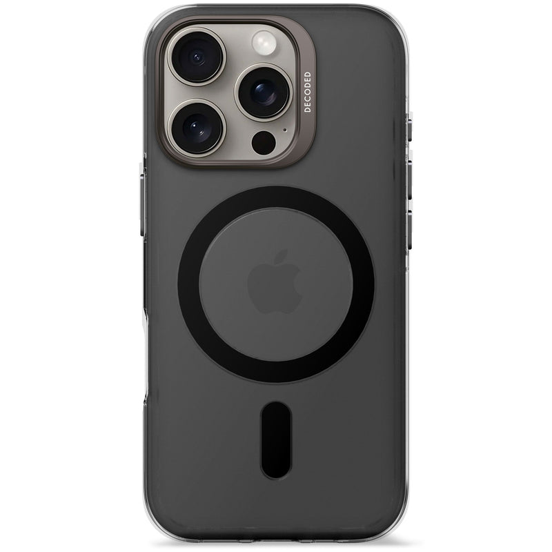 Decoded Clear Case For Iphone 16 Pro 16CM (6.3) Black Transparent