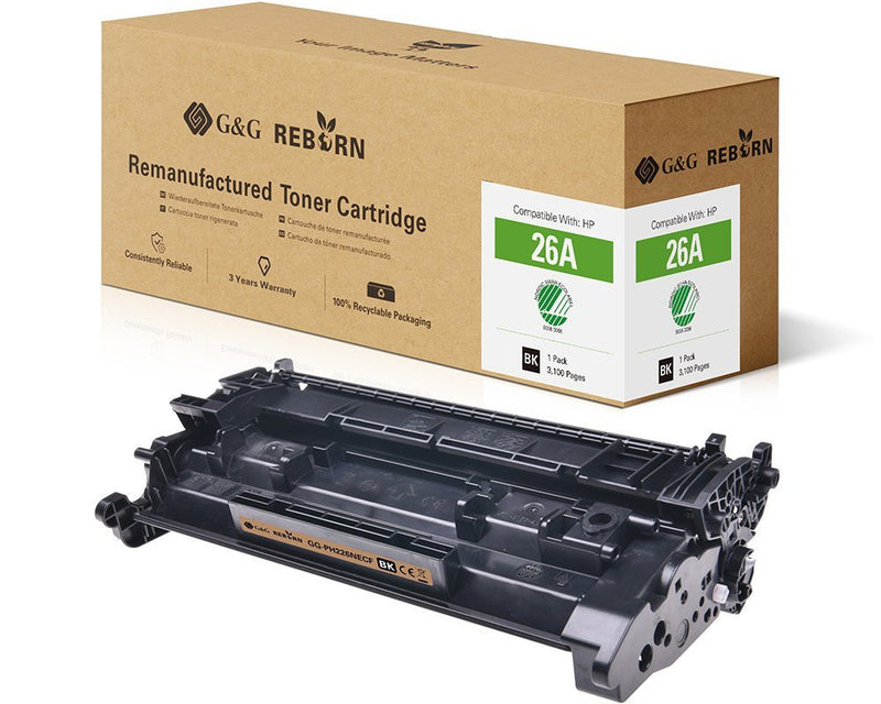 G&g Reborn-toner Compatible With HP 26A / CF226A