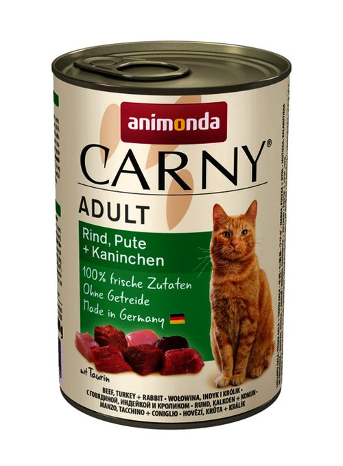 Animonda Carny Adult Sabor: Ternera, Pavo And Conejo 400G — image 1