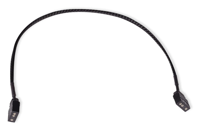 Alphacool Cable Extensión ARGB 3 Pines a 3 Pines, 30CM Black Connector Included 18702