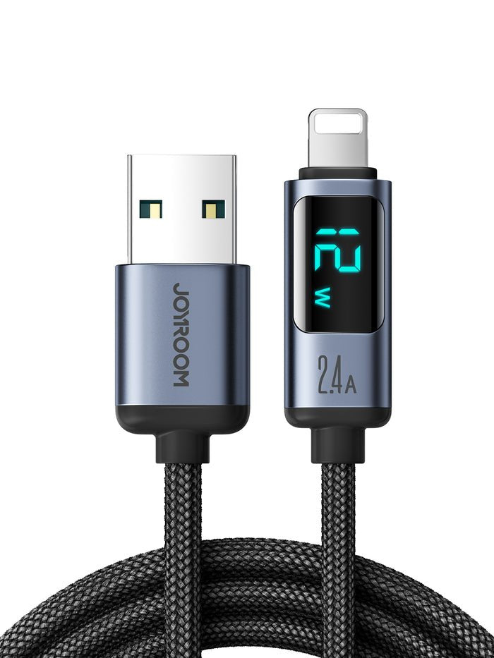 Joyroom Cable USB a Lightning With Screen LED