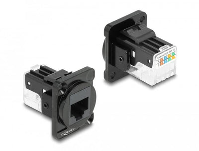 Delock Módulo Type-d RJ45 CAT.6A Female a Lsa Female — image 1