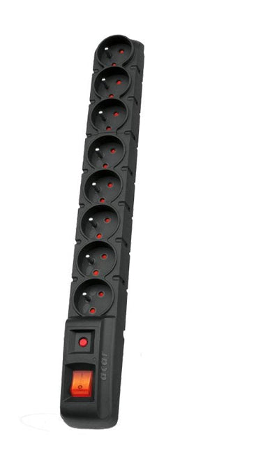 Acar S8 Black 8 Salidas AC 230V 5M — image 1