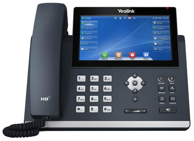 Yealink Phone IP SIP-T48U, 7 800X480 Colour Touchscreen 2x RJ45 10/100/1000, PoE, 16X Sip, 1x Usb, Without Ada — image 1
