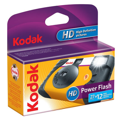 Kodak Power Flash 27 + 12 Camera Desechable Analógica Compacta Black Yellow — image 1