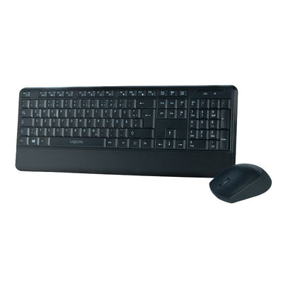 Logilink ID0161 Keyboard German RF Wireless Qwertz Black — image 1