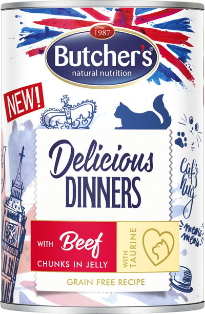 Butcher's Delicious Dinners Kawalki Z Wolowina W Galaretce 400G — image 1