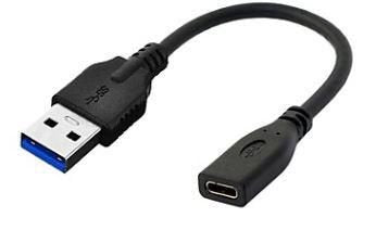 Microconnect USB3.0ACF02 USB Cable USB 3.2 Gen 1 (3.1 Gen 1) 0,2M USB a USB C Black — image 1