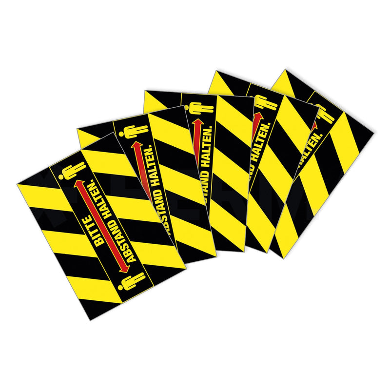 Herma Labels Informativas Abstand Black/Yellow Text/Pict. 5BL.