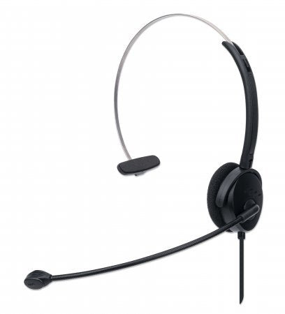 Manhattan Headphones Mono USB Design Supraaural On-ear
