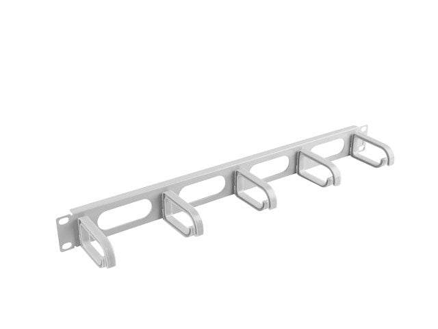 Lanberg Organiser Cables AK-1205-S 19'/48.26CM Panel 5 Stands Plegables Plastic 1U Grey