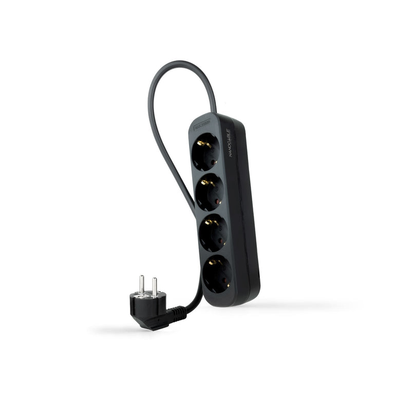 Nanocable Power Strip 4 Sockets - 1.4M - Black