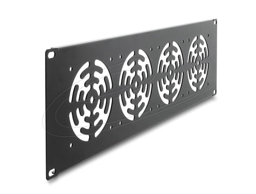 19? 3 He Rackblende 4 Fan 92 X 92MM Grey Oscuro — image 1