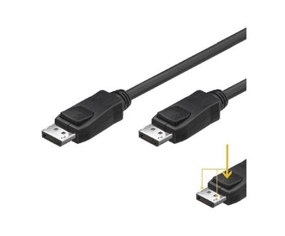 Ewent Cable DisplayPort V1.2 4K Male / Male 2M Black — image 1