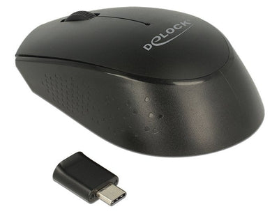 Delock Mini Mouse Optico USB Type-c Wireless 2,4GHZ — image 1