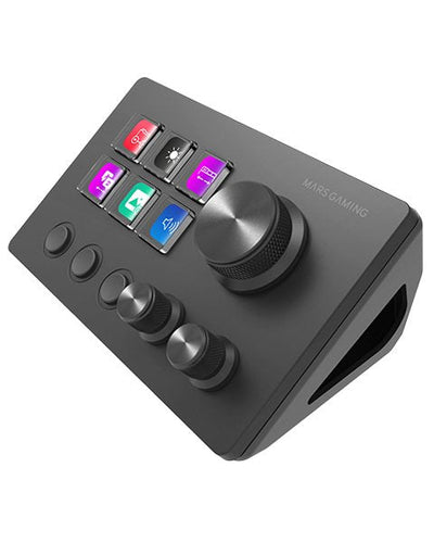 Mars Gaming Control Deck Msd-two 6 Keys LCD 3 Wheels 3 Buttons Black — image 1