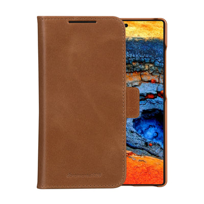DBRAMANTE1928 Lynge Case For Galaxy S25 Ultra 17,3CM (6.8) Book Bronceado — image 1