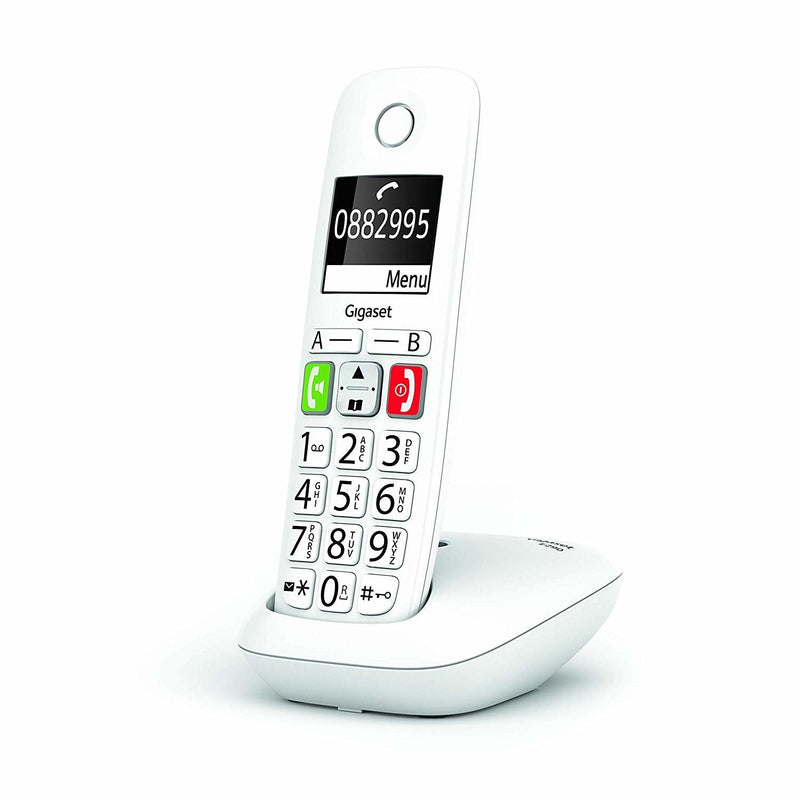 Gigaset Phone Fixed Wireless E290 White 150 Numeros - 21 Tonos