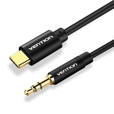 Vention Cable Converter Audio Bgabf USB Type-c Male Jack 3.5 Male 1M Black — image 1