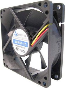 Chieftec Fan PC AF-0825PWM Housing Computer Black — image 1