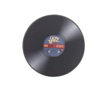 Tnb Vinyle - Mouse Pad Mouse - Design Vinyle 45T Mousepad - 18CM - Black — image 1