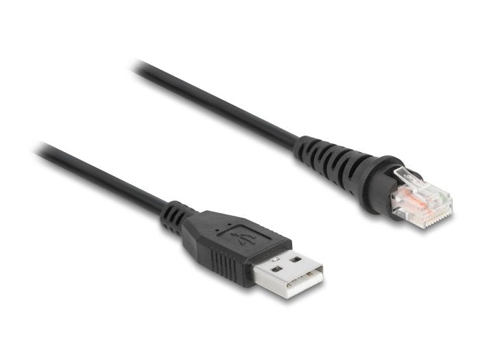 Delock 90612 Cable Scanner Code Barcodes RJ50 a USB 2.0 Tipo-a 3M