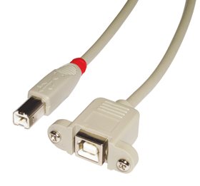 Lindy USB 2.0 Extension Typ B/B M/F 0.5M