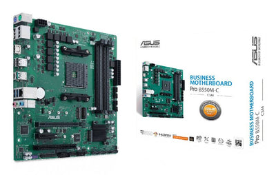 ASUS Motherboard AMD AM4 Csm Pro B550M-C/Csm M-atx, 4X D4 3200 USB 3.2, Sata, 1XPCIE 4.0 — image 1