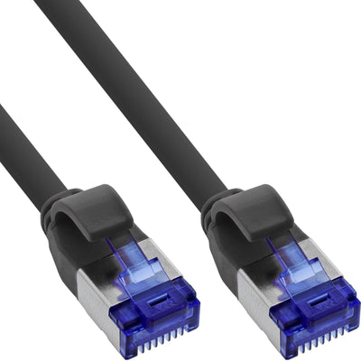 Inline® Network Cable Slim, CAT.6A, S/FTP, Tpe (lszh) Flexible, PoE, Black, 30M — image 1