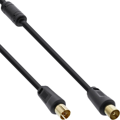 Inline Cable Antenna 2X Blindado 85DB Black 0,5M — image 1