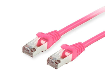 Equip Network Cable CAT.6 (lszh) S/FTP (s-STP) 0.25M Pink 605583 — image 1