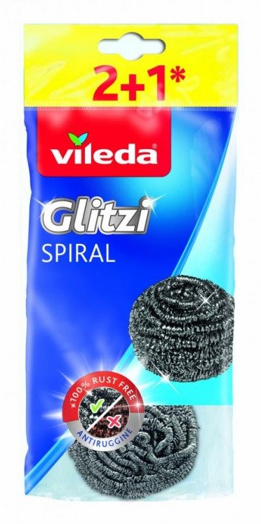 Vileda Estropajo Inox Spirale 2 + 1 160561
