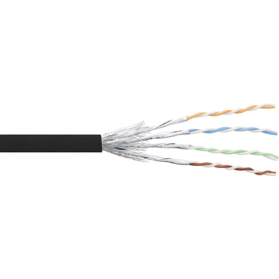Inline Network Cable S/FTP Pimf CAT.6 Black AWG27 Pvc Cu 100M — image 1