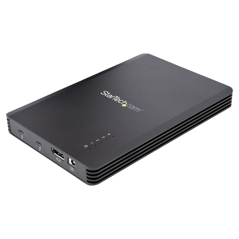 StarTech External Enclosure Drive Box Thunderbolt 3™ 4 Bahías NVMe M.2 SSD DisplayPort 2 Thunderbolt 3, 40Gbps