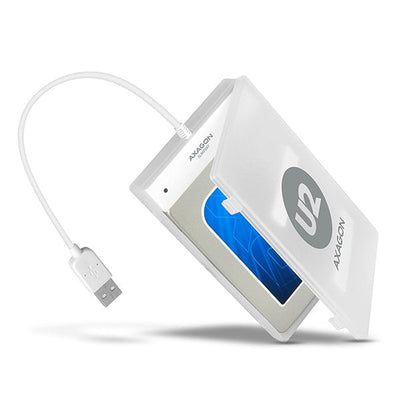 Axagon Adapter ADSA-1S Slimport, USB 2.0, 2.5 SSD/HDD, SATA - With Case — image 1