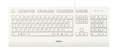 Logitech Keyboard K280E Qwertz German USB White 920-008319 — image 1