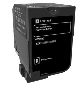 Lexmark CX725 Cartridge Toner Black High Yield Retornable — image 1