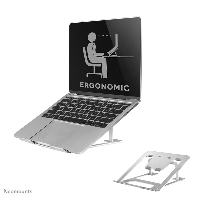Newstar Stand Laptop Up To 17 Max. 10KG, Foldable Silver