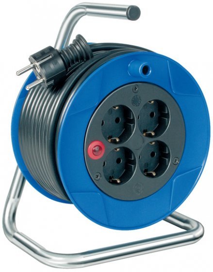 Brennenstuhl Drum Cable Kompakt, 4VÍAS, 15M