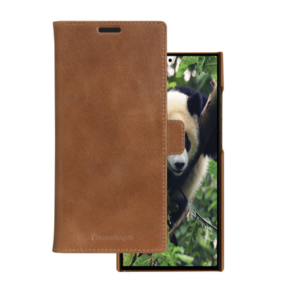 DBRAMANTE1928 Lynge Case For Galaxy S23 Ultra 17,3CM (6.8) Folio Brown — image 1
