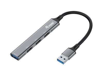 Equip Hub USB Life USB 1 Port USB 3.0 3 Ports USB 2.0 Housing Aluminium — image 1