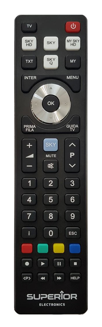 Top Controller Universal Sky / Sky HD / Mysky HD / Sky Q Sh
